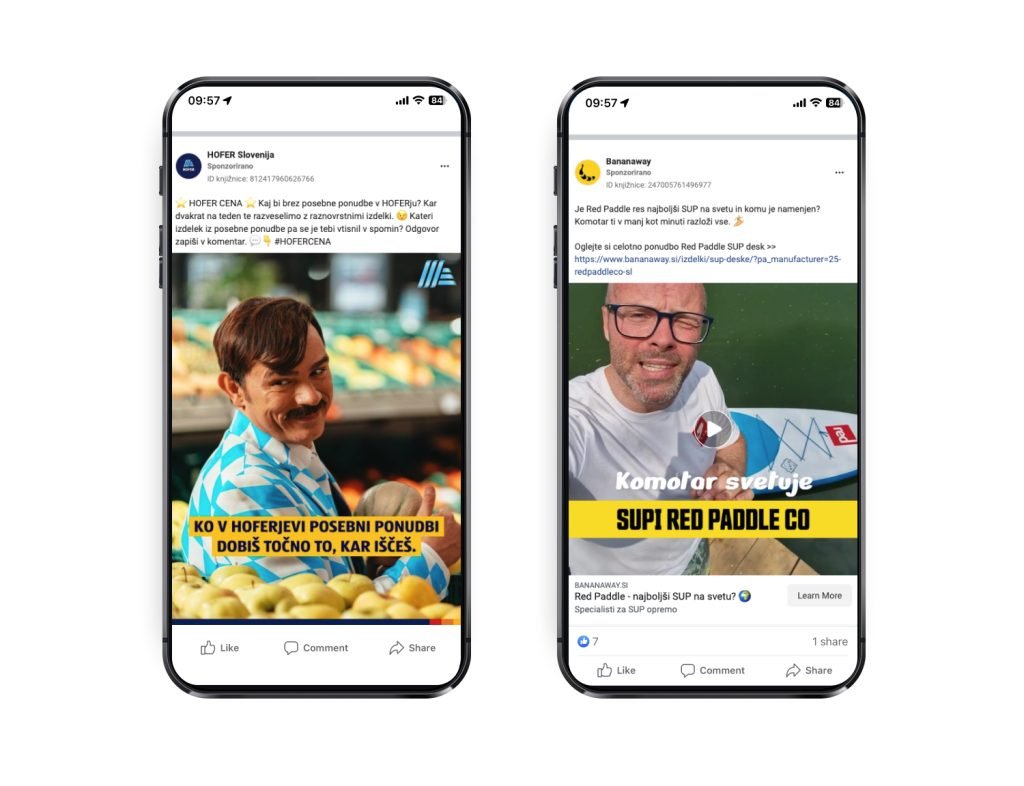 Facebook oglas - sodelovanje z ljudmi