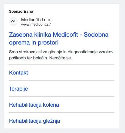 google oglas za medicofit
