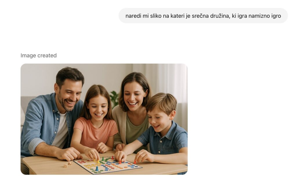 slika, ki jo ustvari ChatGPT